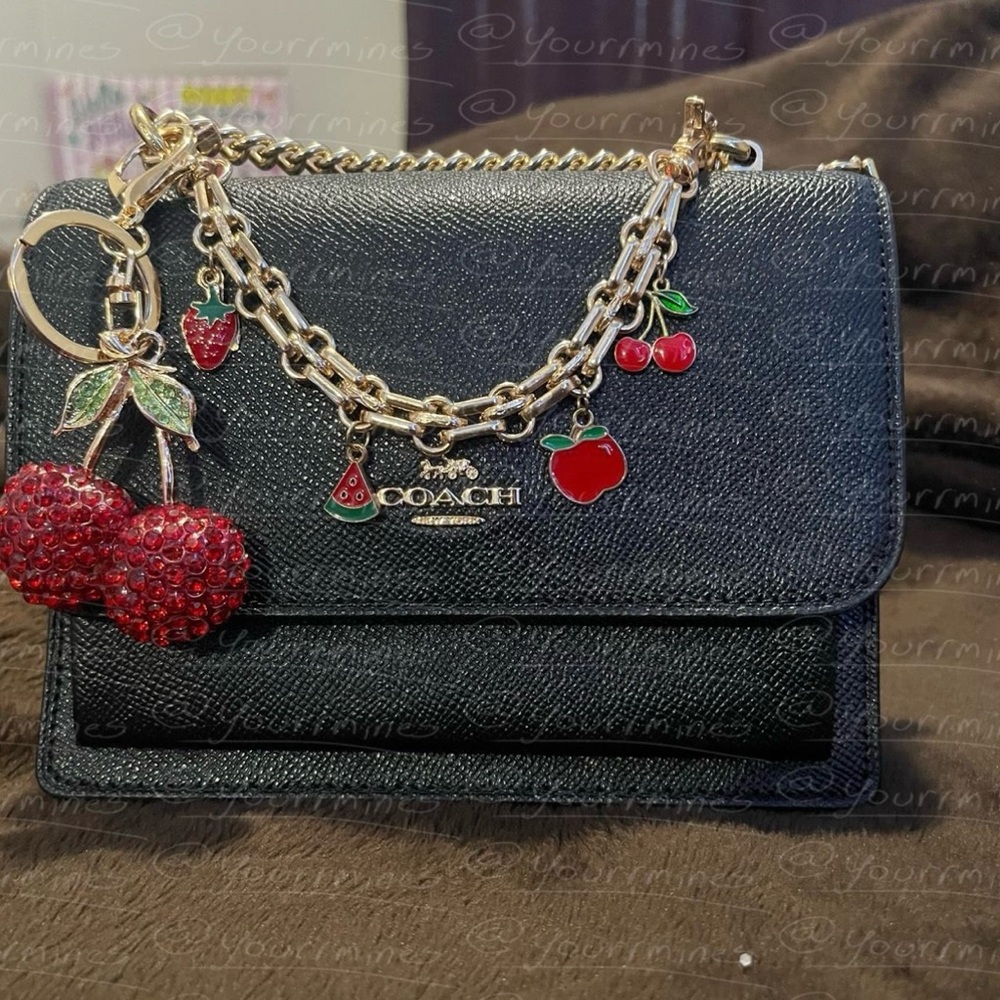 Black Mini Klare crossbody coach